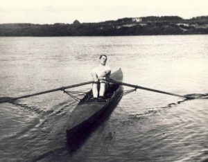 sõudja Tartust, O. Post 1910 a treeningul